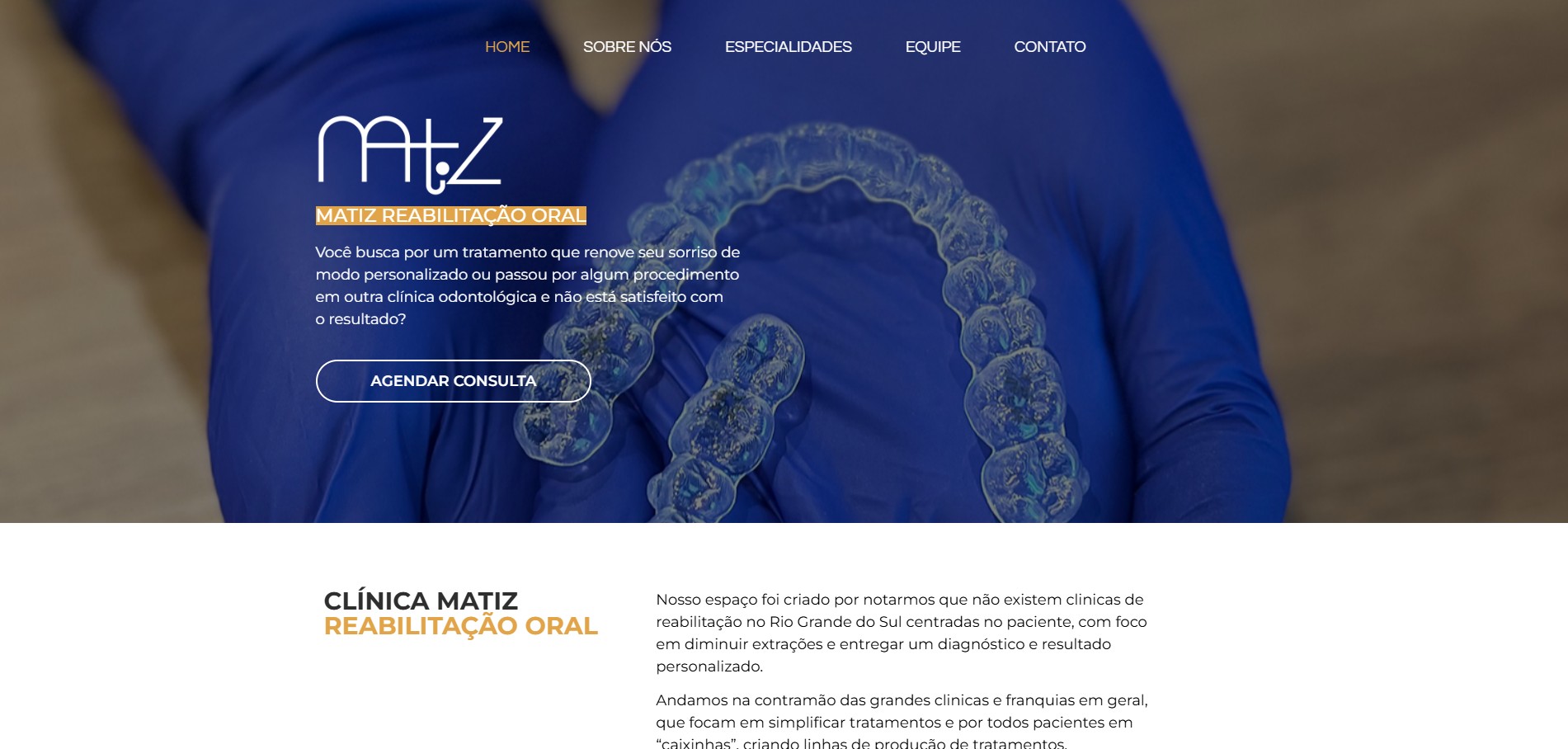 Clínica Matiz - Landing Page Institucional